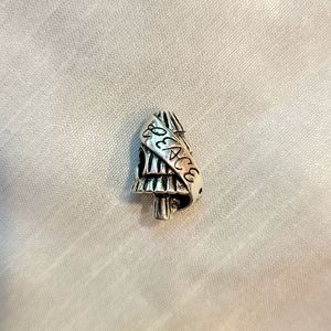 Authentic Chamilia Christmas Peace Tree Sterling Silver compatible w/Pandora